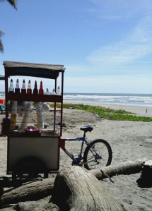 Minutas bicycle,  El Cuco, El Salvador