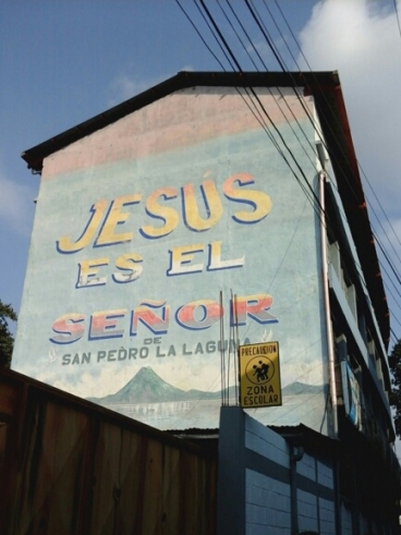 Street art in San Pedro, Atitlan Lake, Guatemala