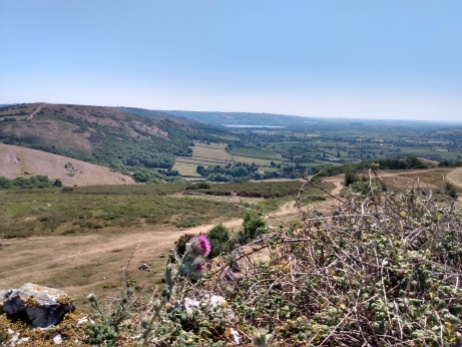 View from Crookes Peak, the Mendip Hills